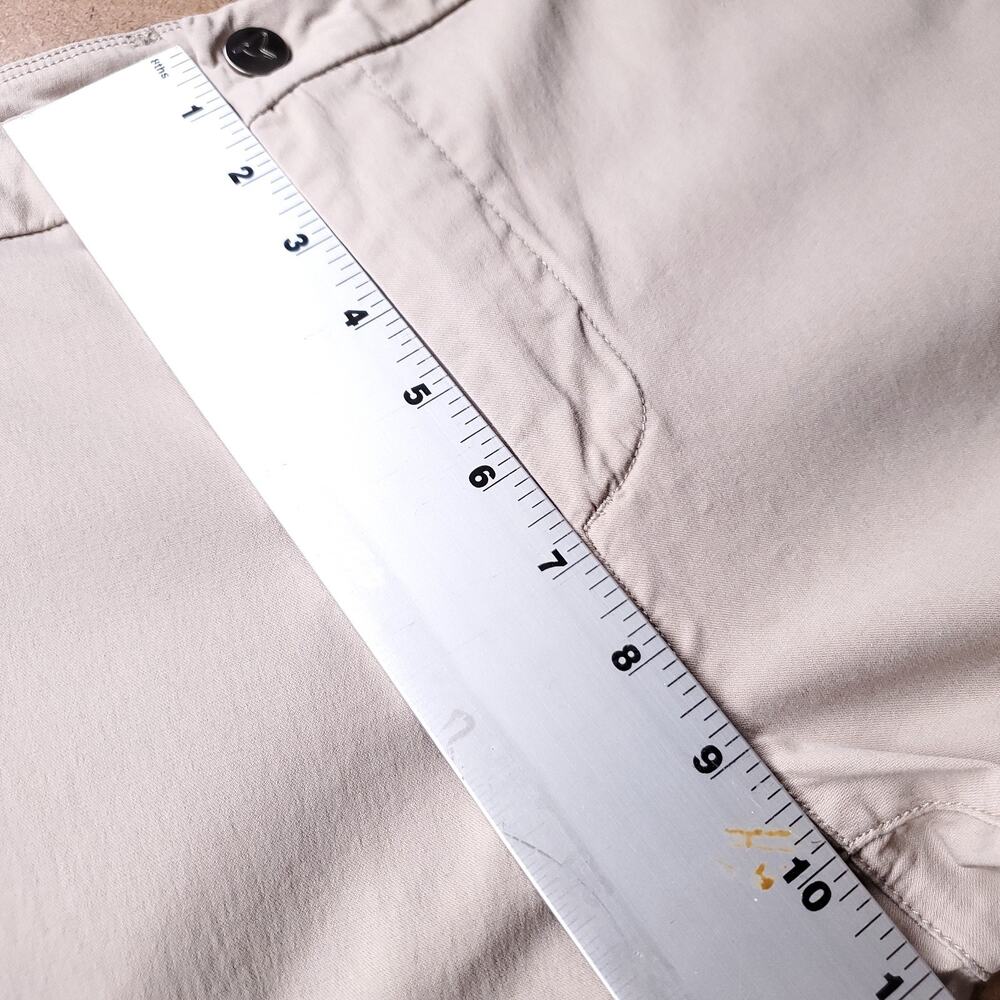 Birddogs Stretch Khakis Slim Fit Pants Men 30x32 Beige Stretch Zip Hip Pockets - Picture 4 of 9